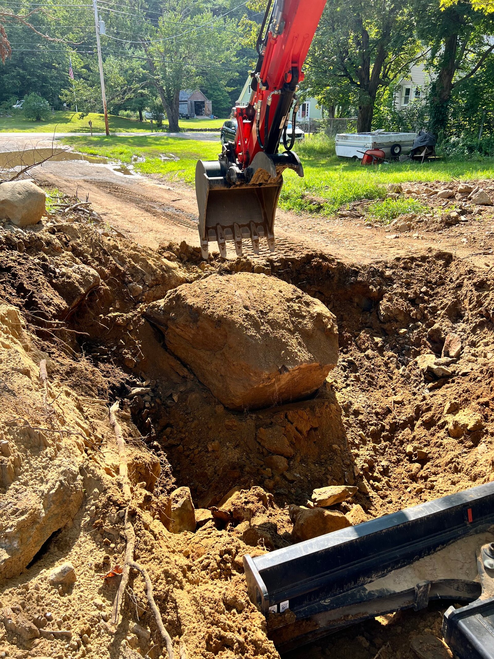 boulder excavation